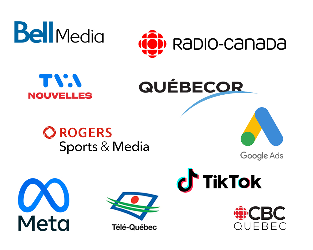 médias publicitaire france québec